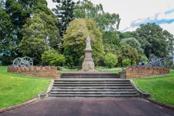 Historisches Denkmal von Königin Victoria im Kings Park, Perth, Australien.